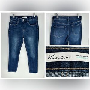 Kancan Straight Leg Jeans Size 26 Medium Wash Denim Office Casual 29x28.5